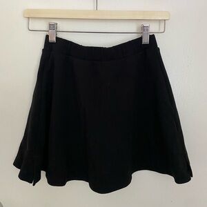 Los Angeles Apparel Ponte A line skort size small black